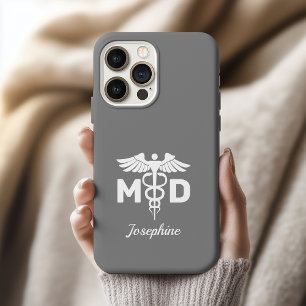 Personalized Caduceus Phone Case Gift Doctor
