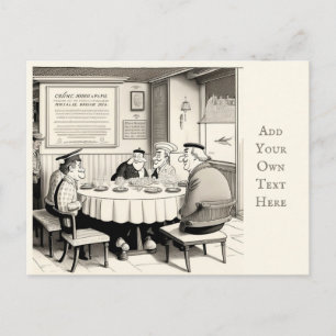 Personalized Café Postcard