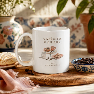 Personalized Cafecito & Chisme Coffee Mug