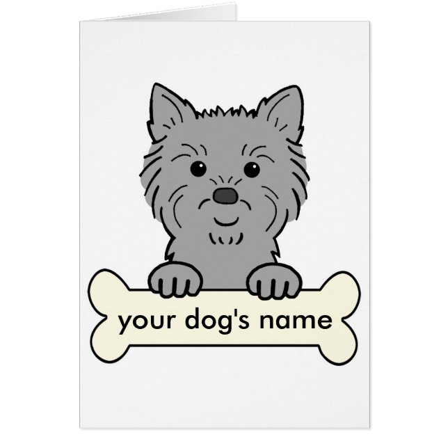Personalized Cairn Terrier (Front)