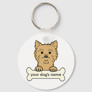 Personalized Cairn Terrier Keychain