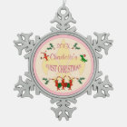 Personalized Cajun Baby Girl First Christmas