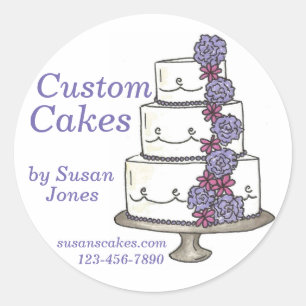 Personalized Cake Decorator Design Made By Sticker