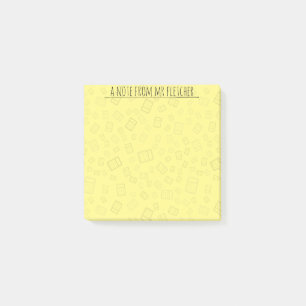 Personalized Calculator Pattern Notes