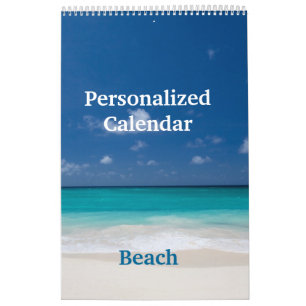 Personalized Calendar - Beach