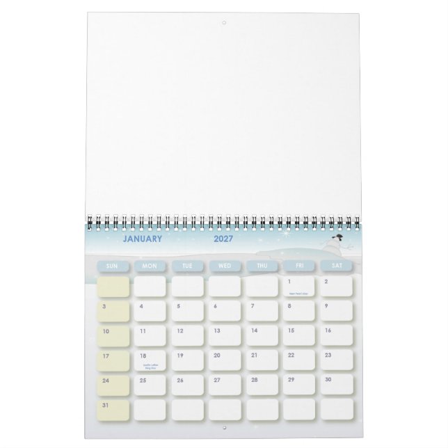 Personalized calendars (Jan 2027)