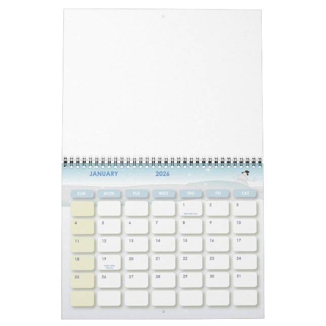 Personalized calendars (Jan 2026)