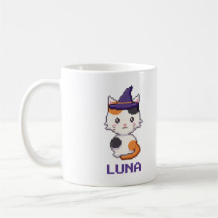 Personalized Calico Cat Halloween Mug