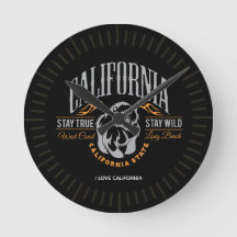 Personalized CALIFORNIA STATE Stay True Wild Bear