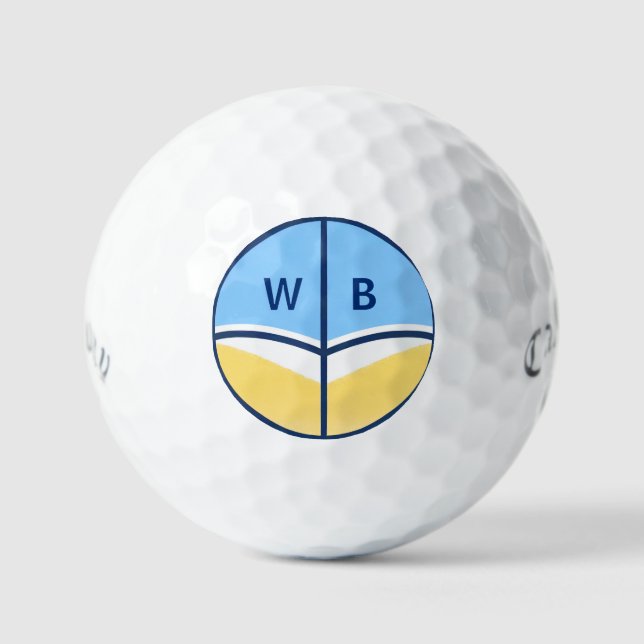 Personalized Callaway Supersoft Golf Balls (Front)