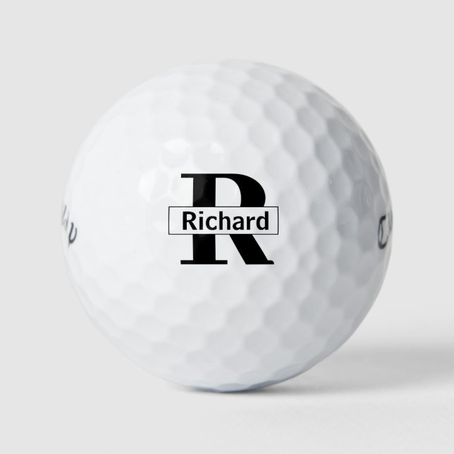 Personalized Callaway Warbird Golf Balls (Front)