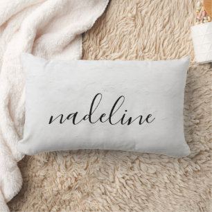 Personalized Calligraphy Name Lumbar Pillow