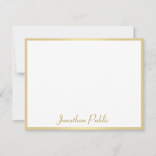 Personalized Calligraphy Template Gold Script Name
