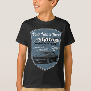 Personalized Camaro Garage T-Shirt
