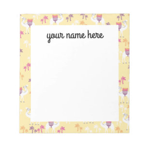 Personalized Camel Notepad