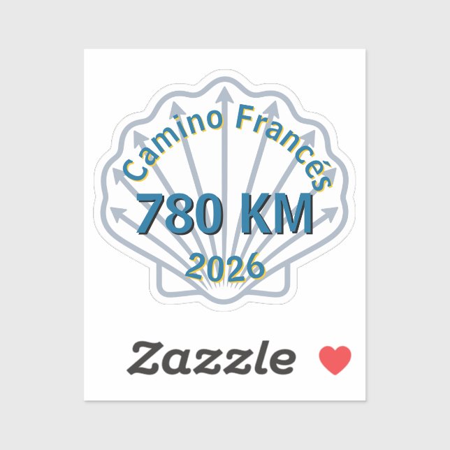 Personalized Camino de Santiago Backpack Patch (Sheet)