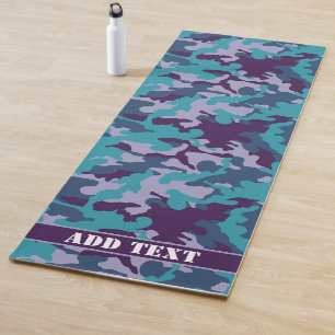 Personalized Camo Yoga Mat