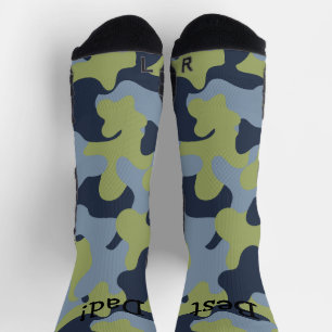 Personalized Camouflage Crew Socks