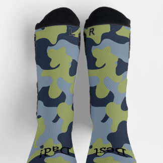 Personalized Camouflage Crew Socks