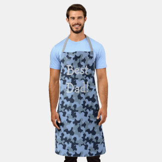 Personalized Camouflage Dad gift Apron