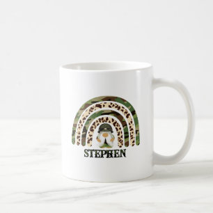 Personalized Camouflage Rainbow Design Coffee Mug