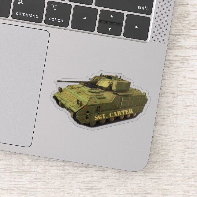 Personalized Camouflage Tank (Detail)