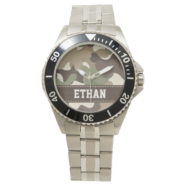 Personalized Camouflage Watch (Front)