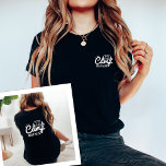 Personalized Camp Bach Bachelorette Party Custom T-Shirt<br><div class="desc">Gear up for your mountainous celebration with our Personalized Camp Bach Bachelorette Party Custom T-Shirt – a versatile and stylish addition to your camp bachelorette festivities. This custom shirt is more than just apparel; it's a symbol of the last trail before the veil, making it the perfect customized camp bachelorette...</div>