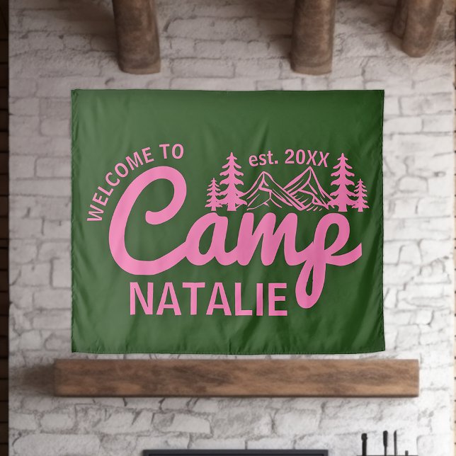 Personalized Camp Bach Bachelorette Party Custom Tapestry (Creator Uploaded)