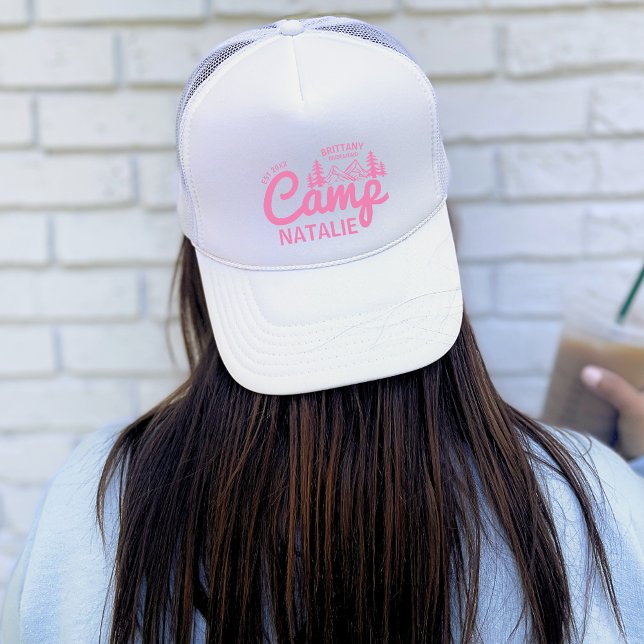 Personalized Camp Bach Bachelorette Party Custom Trucker Hat (Creator Uploaded)