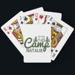 Personalized Camp Bachelorette Party Bridesmaids Playing Cards<br><div class="desc">Get ready to elevate your camp bachelorette party with our Personalized Camp Bachelorette Party Bridesmaids Playing Cards, the ultimate blend of fun and personalization! These customized playing cards are not just a game, they're a memorable keepsake of your last trail before the veil. Ideal for a mountain bachelorette getaway, these...</div>