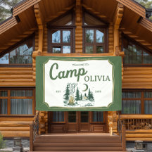 Personalized Camp Bachelorette Party Welcome