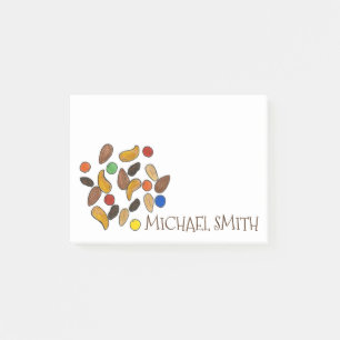Personalized Camp Camping Trail Mix Post Its Post-it Notes