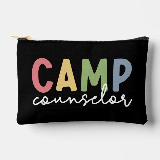 Personalized Camp Counsellor Gifts Accessory Pouch (Front)