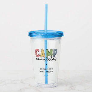 Personalized Camp Counsellor Gifts Acrylic Tumbler