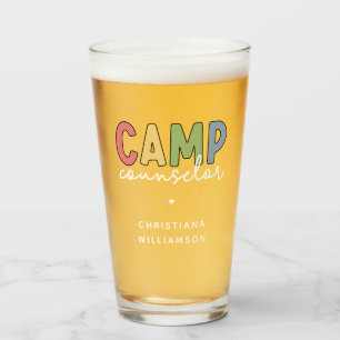 Personalized Camp Counsellor Gifts Glass