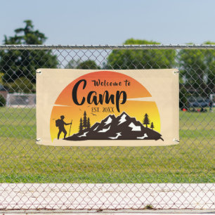 Personalized Camp Welcome  Banner