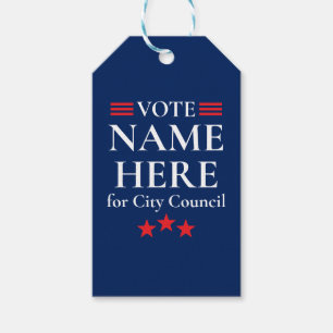 Personalized Campaign Election Gift Tags