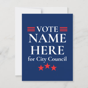 Personalized Campaign Election Postcard