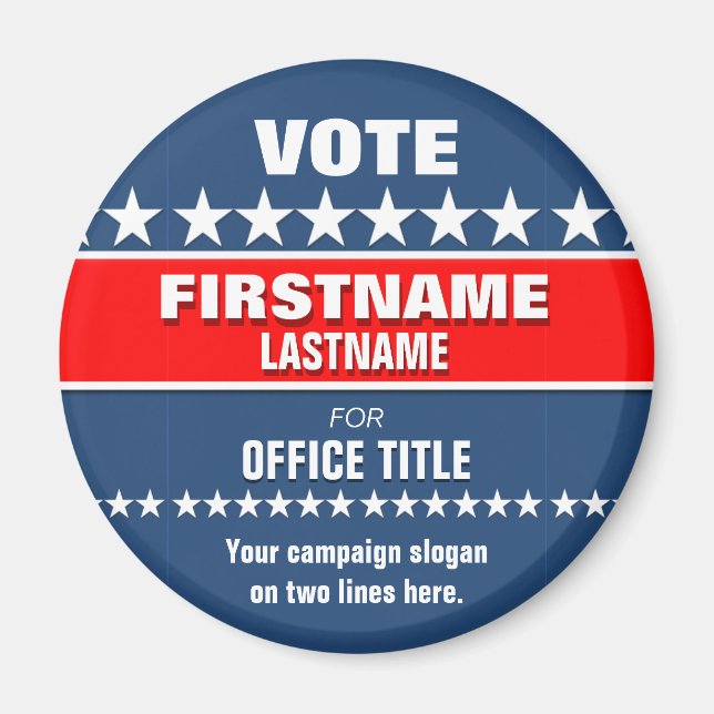 Personalized Campaign Magnet (Front)