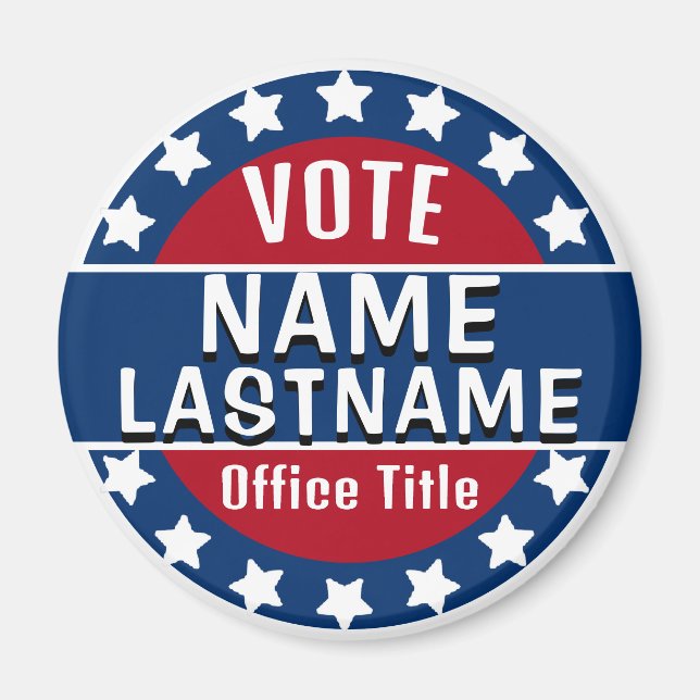 Personalized Campaign Template Magnet (Front)