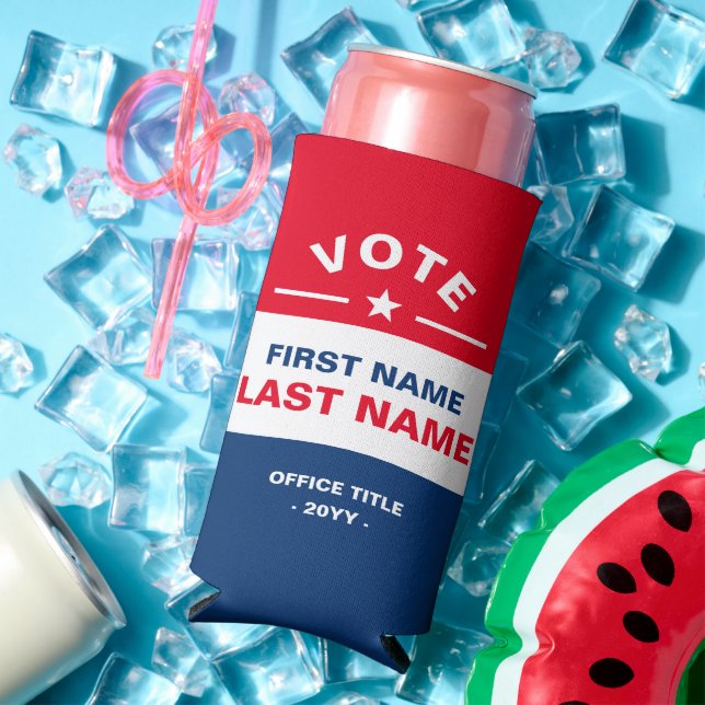 Personalized Campaign US Election Can Cooler (In Situ Summer)