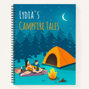 Personalized Campfire Stories Notebook   Journal