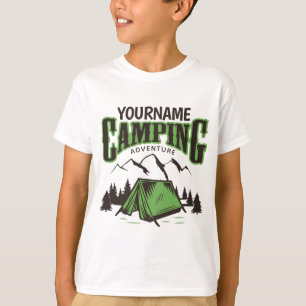 Personalized Camping Family Camp Trip Adventure  T-Shirt