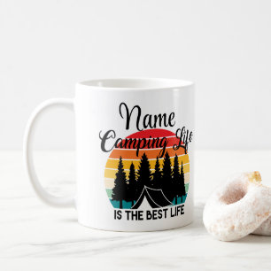Personalized Camping Life Design Coffee Mug Cup