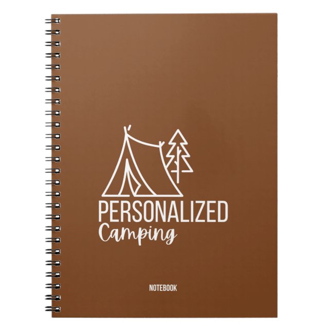 Personalized Camping Notebook (Front)