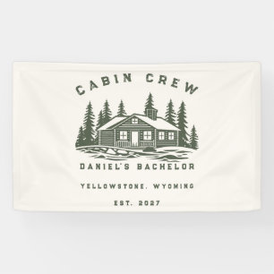 Personalized Camping Weekend Bachelor Party Banner