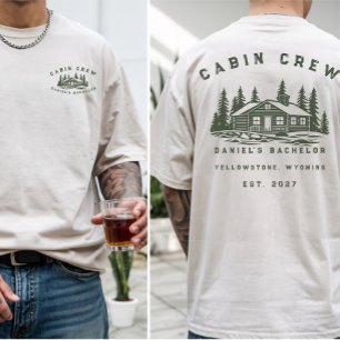 Personalized Camping Weekend Bachelor Party T-Shirt