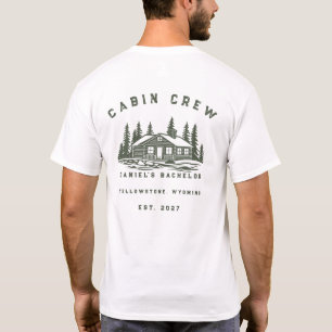 Personalized Camping Weekend Bachelor Party T-Shirt