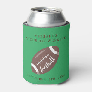 Personalized Can Cooler Bachelor Football Weekend